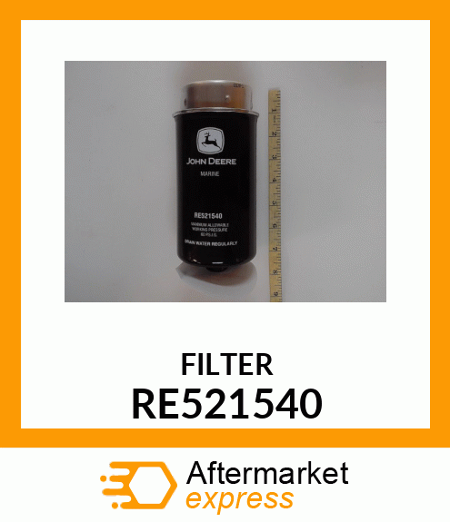 FILTER ELEMENT, 10 MICRON RE521540