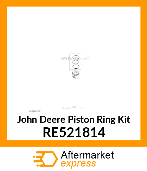 PISTON RING KIT RE521814