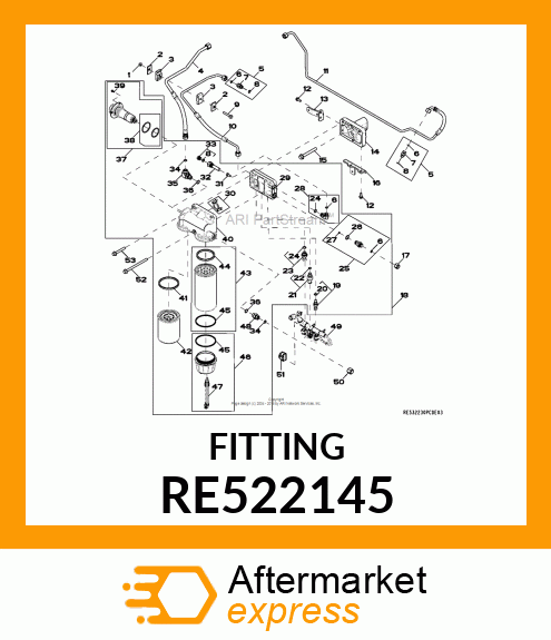 ADAPTER FITTING RE522145
