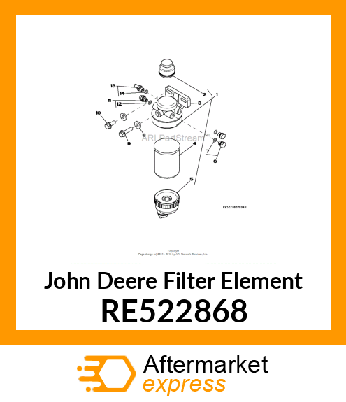 FILTER ELEMENT RE522868