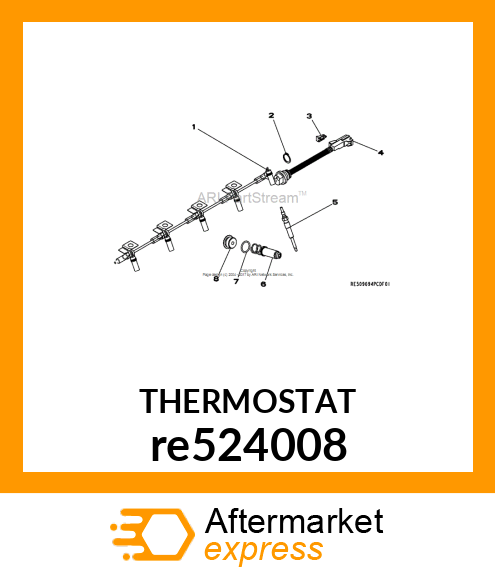 THERMOSTAT KIT, SERVICE LOW PARASIT re524008