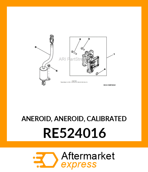 ANEROID, ANEROID, CALIBRATED RE524016