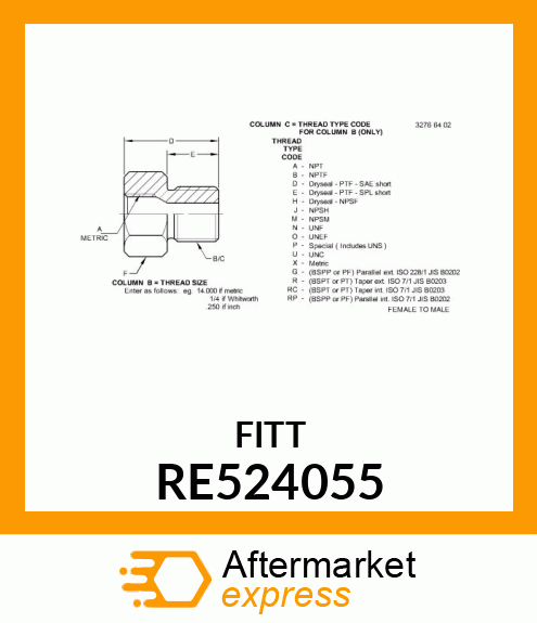 ADAPTER RE524055