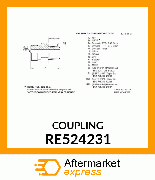 FITTING RE524231