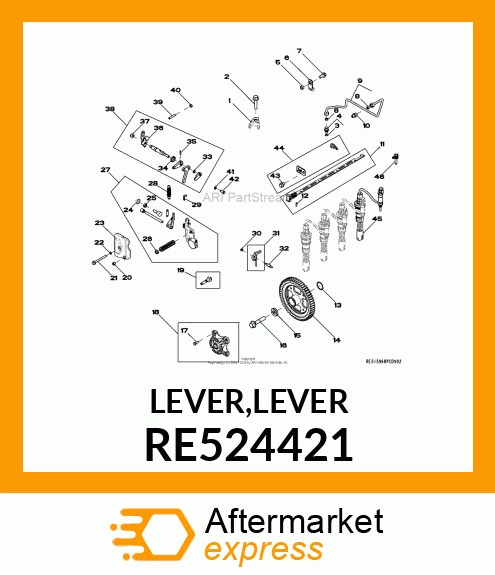 LEVER,LEVER RE524421