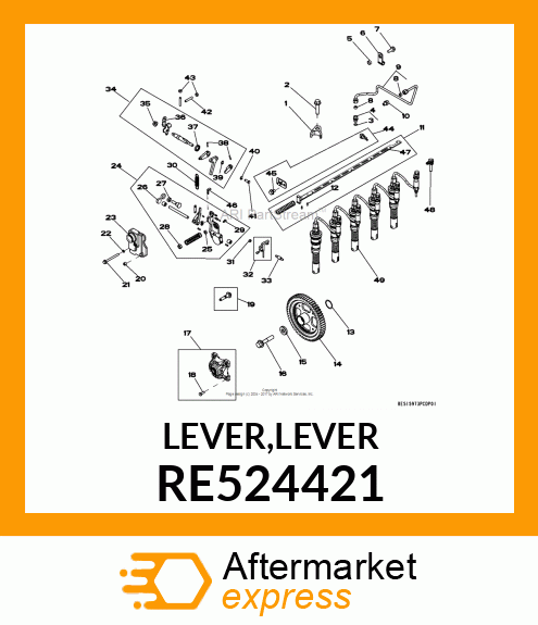 LEVER,LEVER RE524421