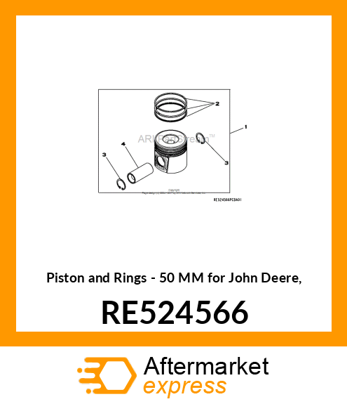 PISTON REPLACEMENT KIT RE524566