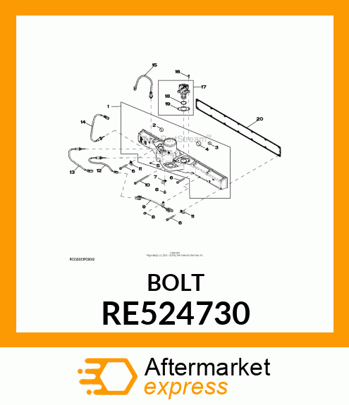 CAP SCREW RE524730