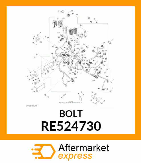 CAP SCREW RE524730