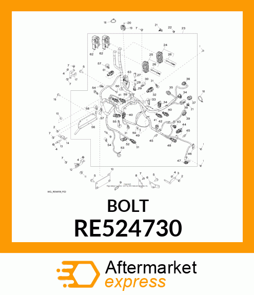 CAP SCREW RE524730