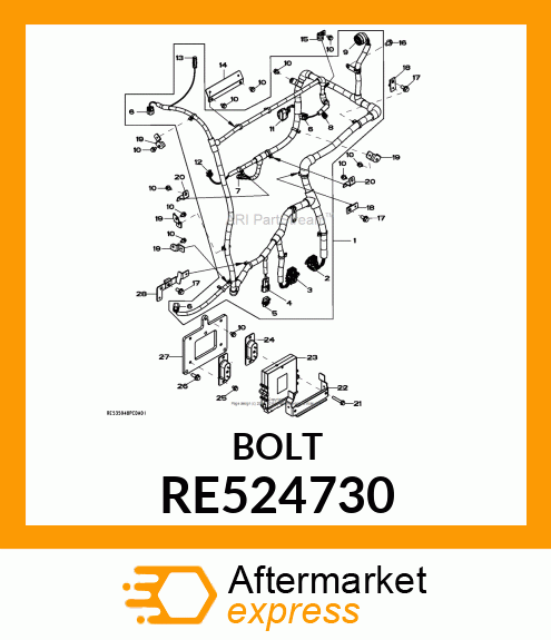 CAP SCREW RE524730