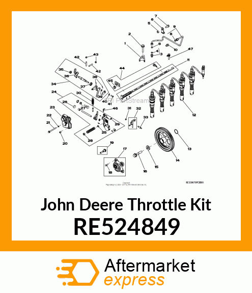 THROTTLE KIT RE524849