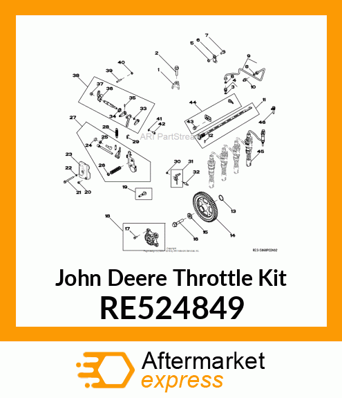 THROTTLE KIT RE524849