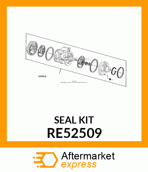 KIT, SHAFT SEAL RE52509