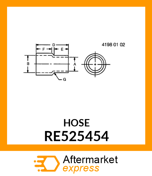 HOSE RE525454