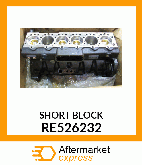 SHORT BLOCK ASSEMBLY RE526232