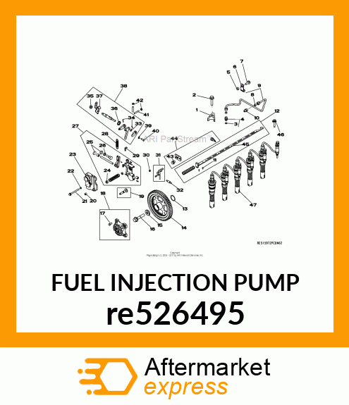 FUEL INJECTION PUMP re526495