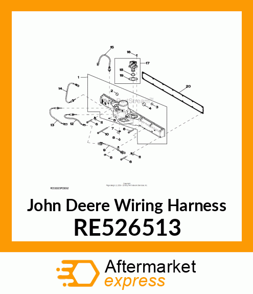 WIRING HARNESS RE526513