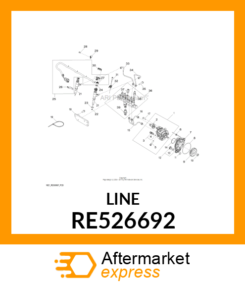 FUEL LINE RE526692