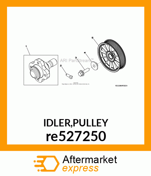 IDLER,PULLEY re527250