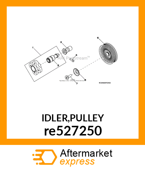 IDLER,PULLEY re527250