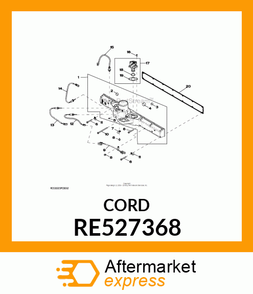 SENSOR,SENSOR RE527368