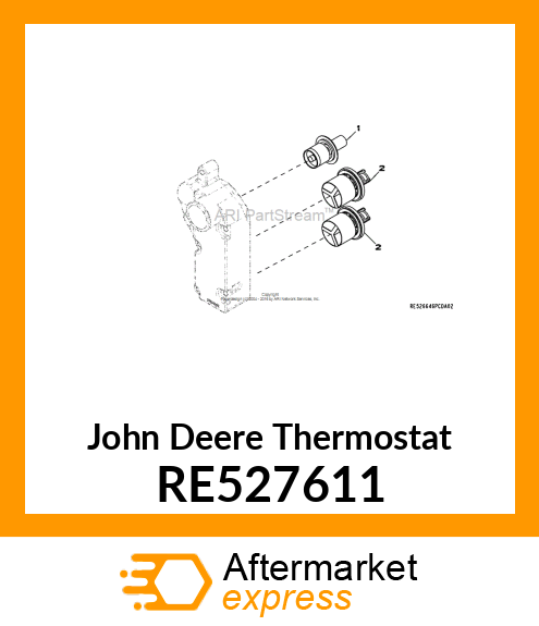 (69X) THERMOSTAT RE527611