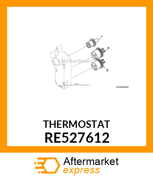 THERMOSTAT RE527612