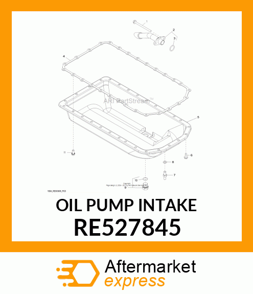 OIL PUMP INTAKE RE527845