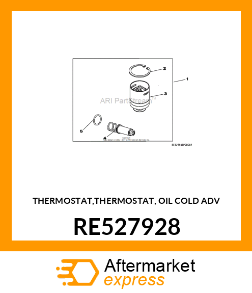 THERMOSTAT,THERMOSTAT, OIL COLD ADV RE527928