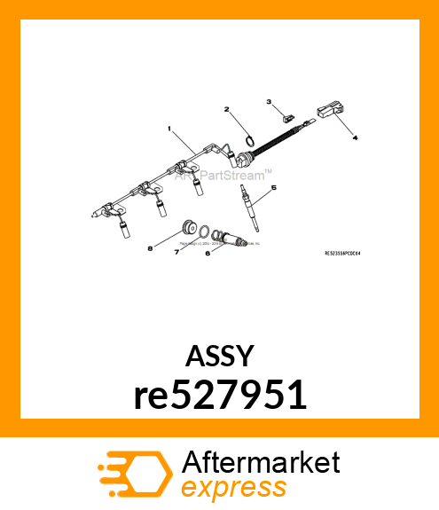 THERMOSTAT KIT, SERVICE MEDIUM PARA re527951