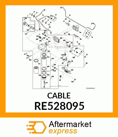 SENSOR, WATER IN FUEL RE528095