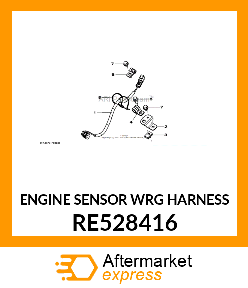 ENGINE SENSOR WRG HARNESS RE528416