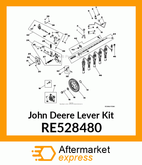 LEVER KIT RE528480