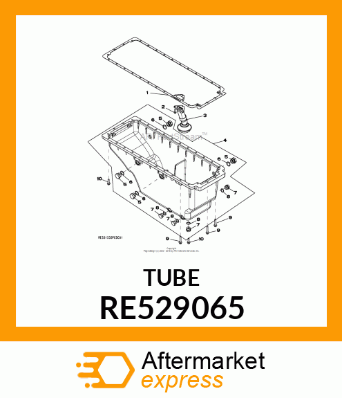 OIL PUMP INTAKE RE529065