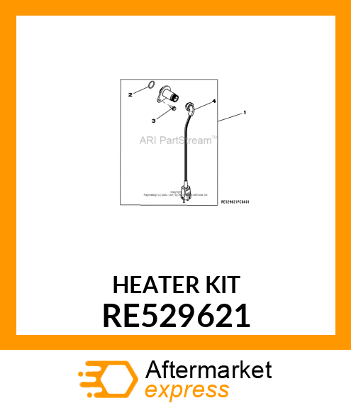 HEATER KIT RE529621