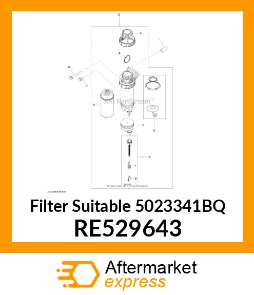 FILTER ELEMENT, RE529643