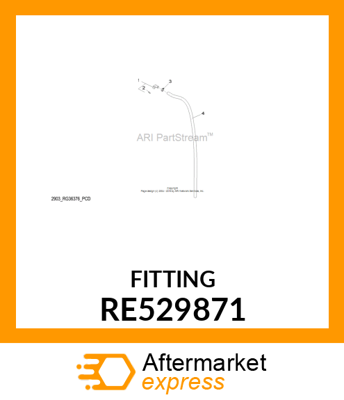 ELBOW FITTING RE529871