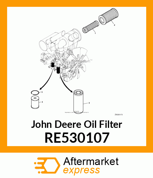 OIL FILTER RE530107