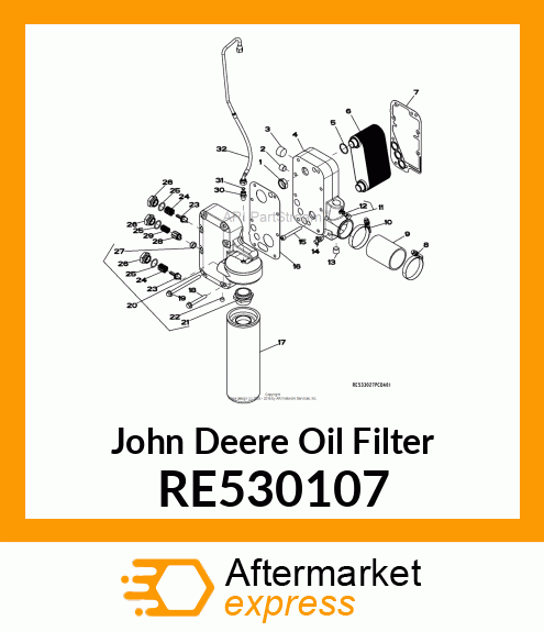 OIL FILTER RE530107