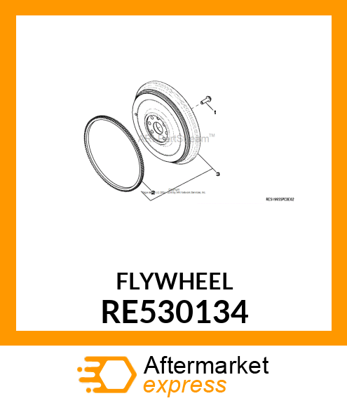 FLYWHEEL RE530134