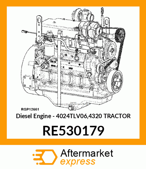 Diesel Engine RE530179