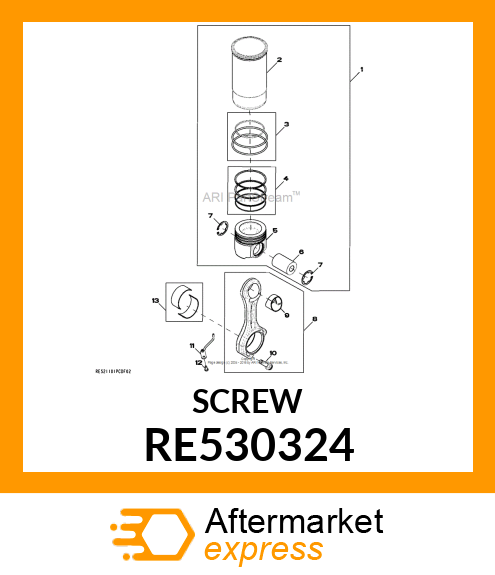 Locking Screw RE530324