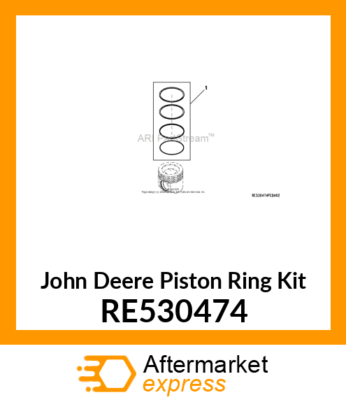 PISTON RING KIT RE530474