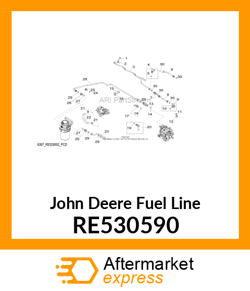 FUEL LINE RE530590