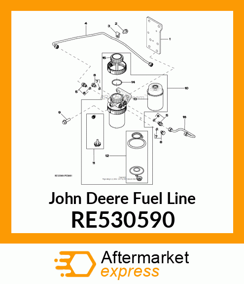 FUEL LINE RE530590