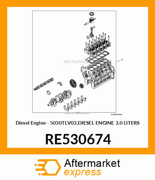 Diesel Engine RE530674