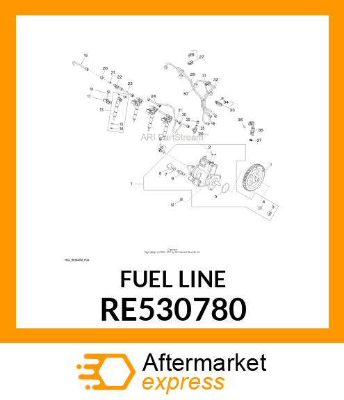 FUEL LINE RE530780