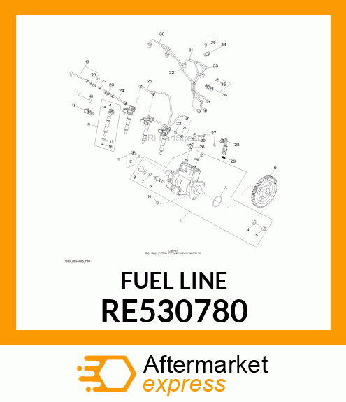 FUEL LINE RE530780