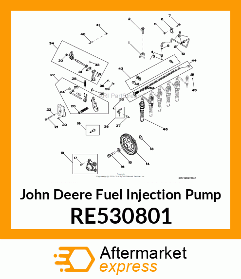 FUEL INJECTION PUMP RE530801